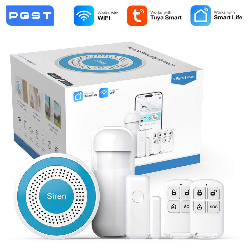 PGST WiFi Smart Life Alarm Sec - Home Automation Tutorial recensione e prezzo