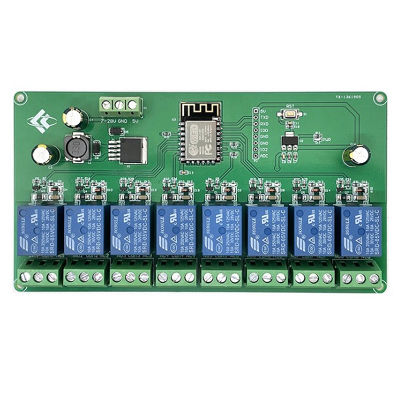 ESP8266 WIFI 8 Channel Relay M - Relay 8 Channel Board recensione e prezzo
