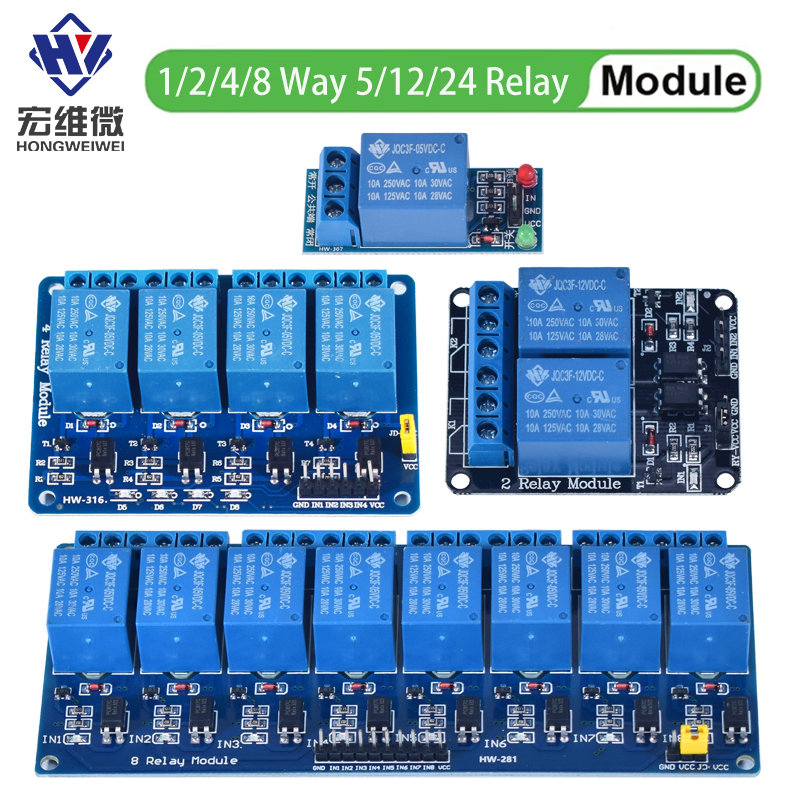 DC 5V 12V 24V 1 2 4 6 8 Channe - Relay 8 Channel Board recensione e prezzo