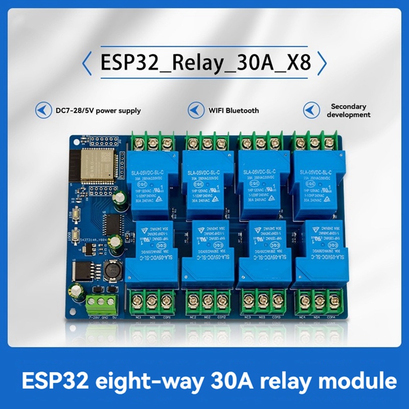 8 Channel Relay Module 30A DC7 - Relay 8 Channel Board recensione e prezzo