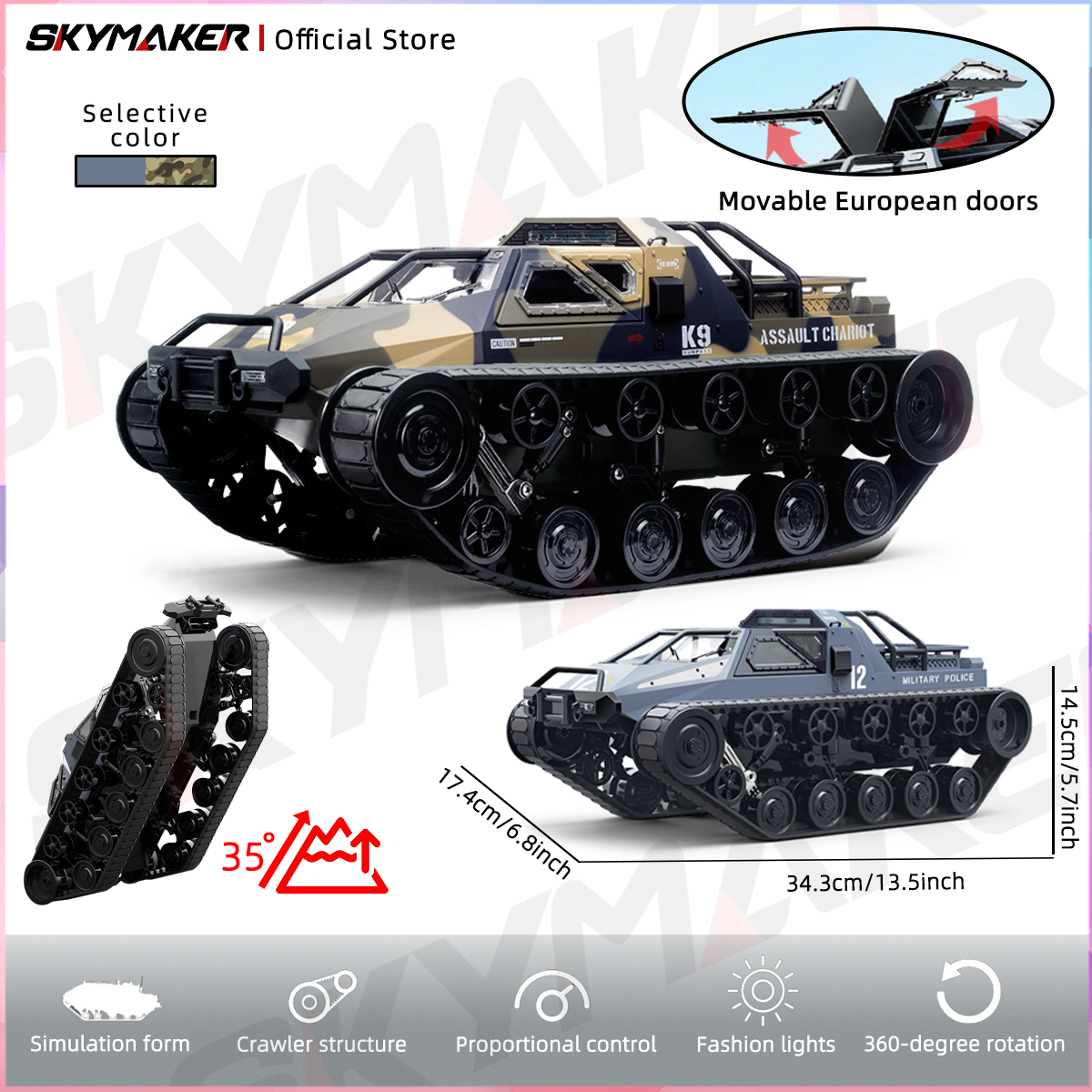 JJRC C8812 Max Tracked Tank Mo - Home Automation Tutorial recensione e prezzo