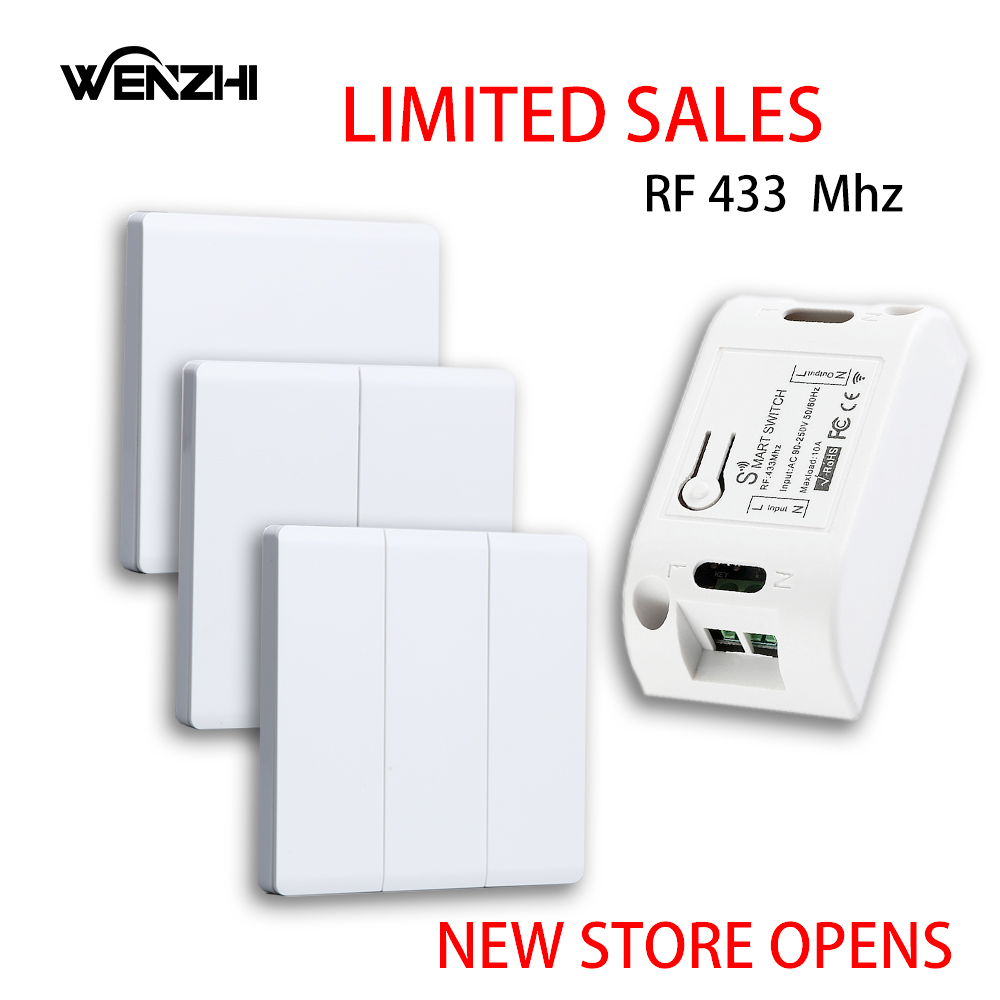 DIY RF 433Mhz Wireless Switch  - Home Automation Panel Diy recensione e prezzo