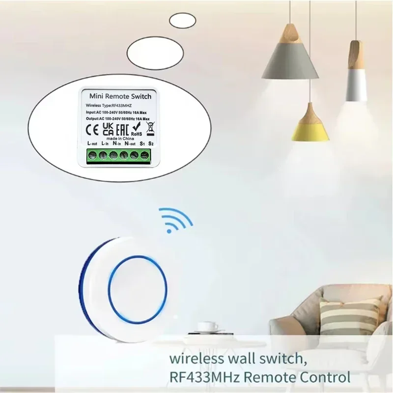 RF 433MHz Smart Wireless DIY R - Home Automation Panel Diy recensione e prezzo