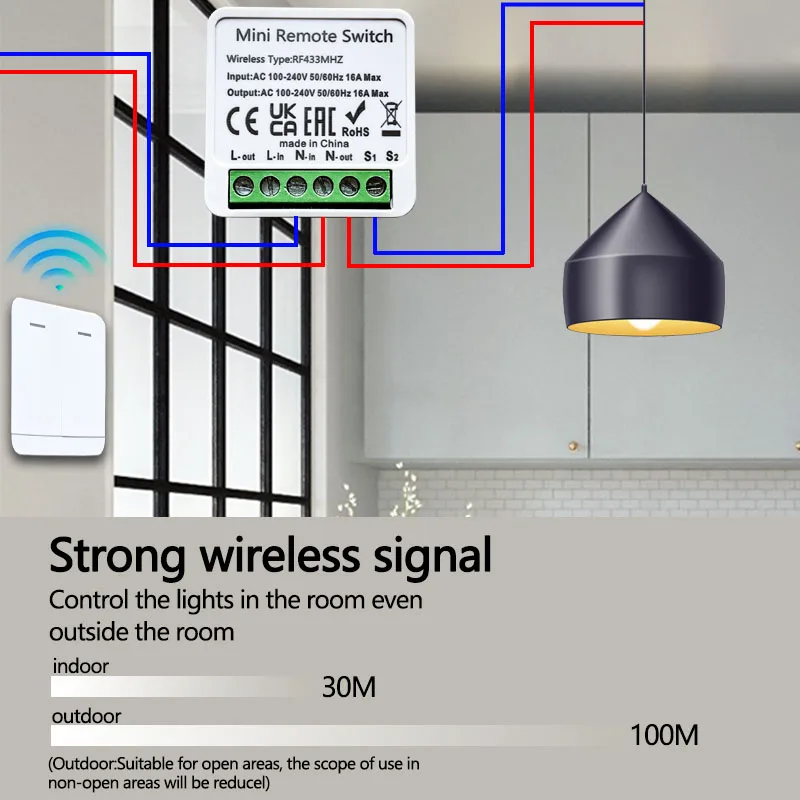 RF 433MHz Smart DIY Wireless S - Home Automation Panel Diy recensione e prezzo