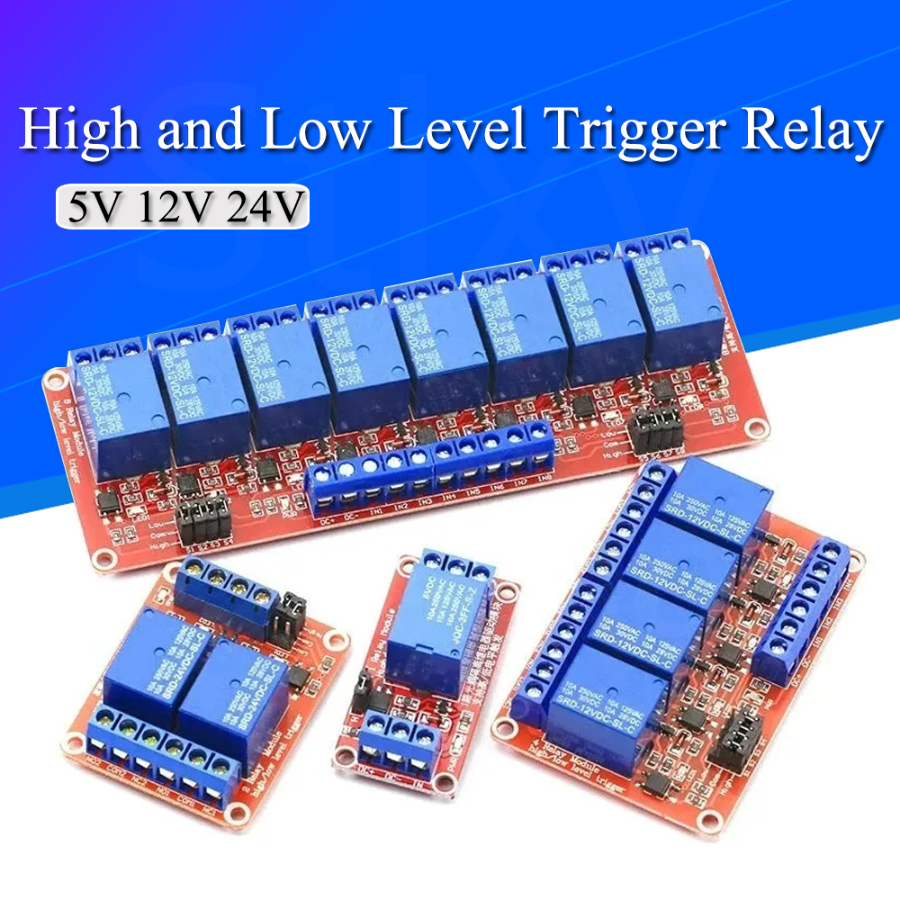 DC 5V 12V 24V 1 2 4 6 8 Channe - Relay 8 Channel Board recensione e prezzo