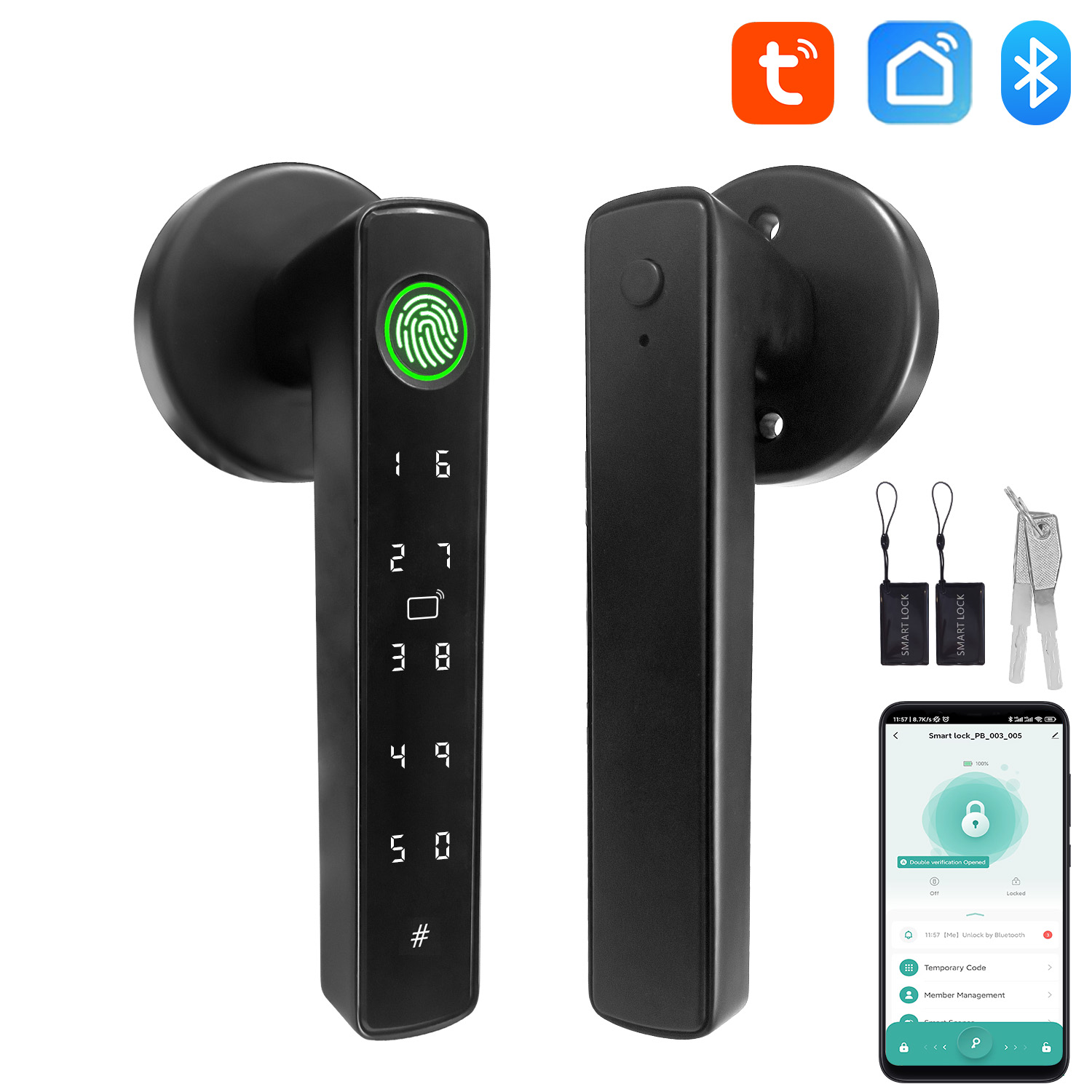 Tuya Smart Bluetooth Door Lock - Home Automation Tutorial recensione e prezzo
