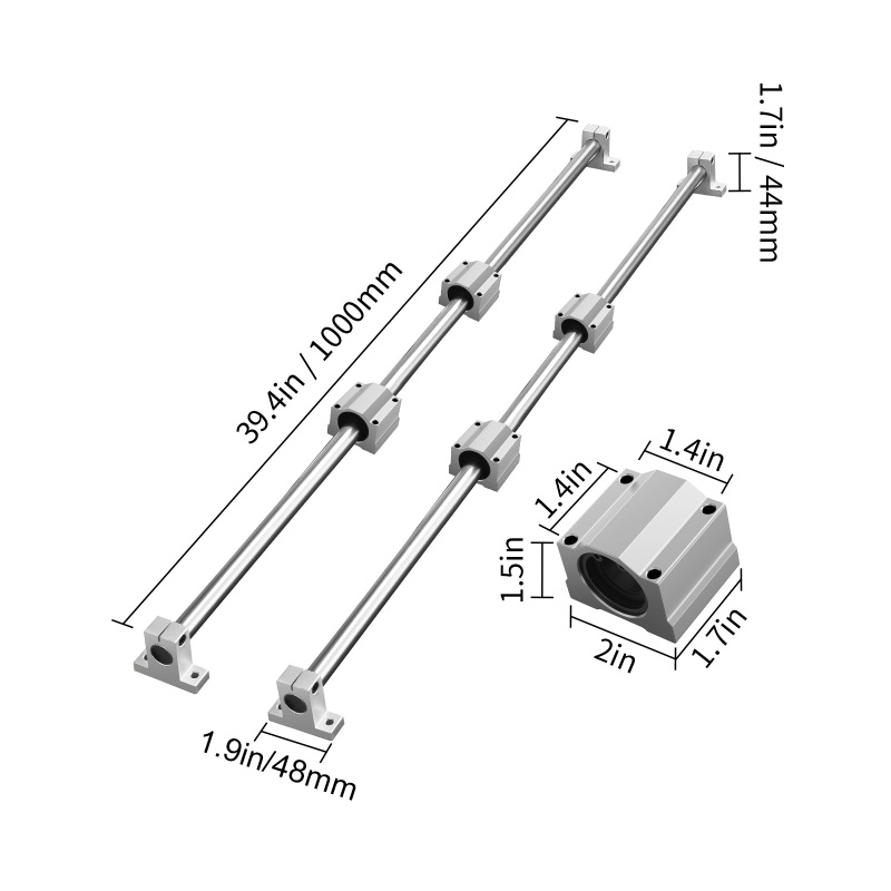 Linear Guide Rail Set, SFC16 1 - Diy Automation Projects recensione e prezzo