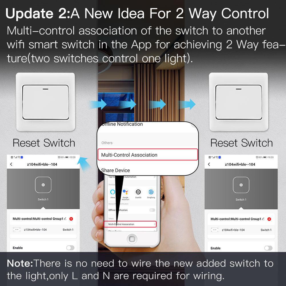 1/2Gang Light Switch DIY Modul - Home Automation Panel Diy recensione e prezzo