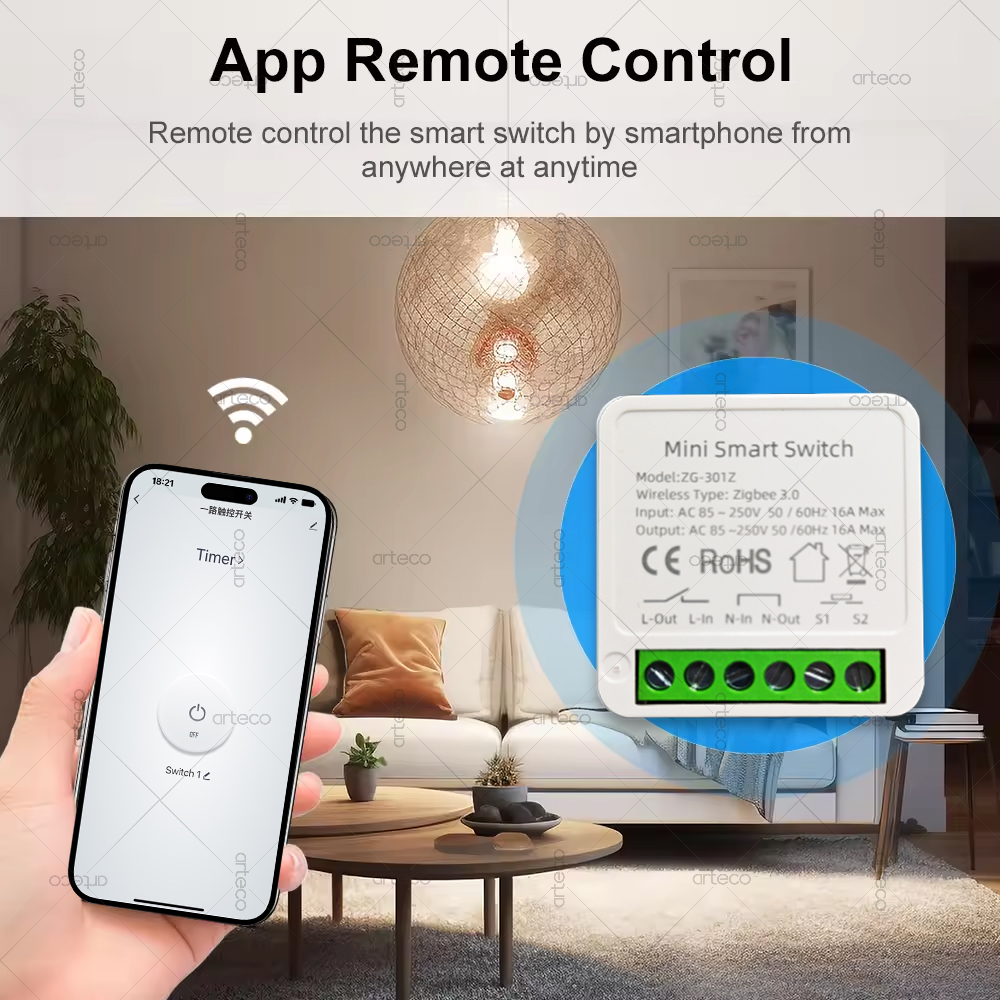 Mini Zigbee 3.0 Smart Switch 1 - Diy Home Automation Hub recensione e prezzo